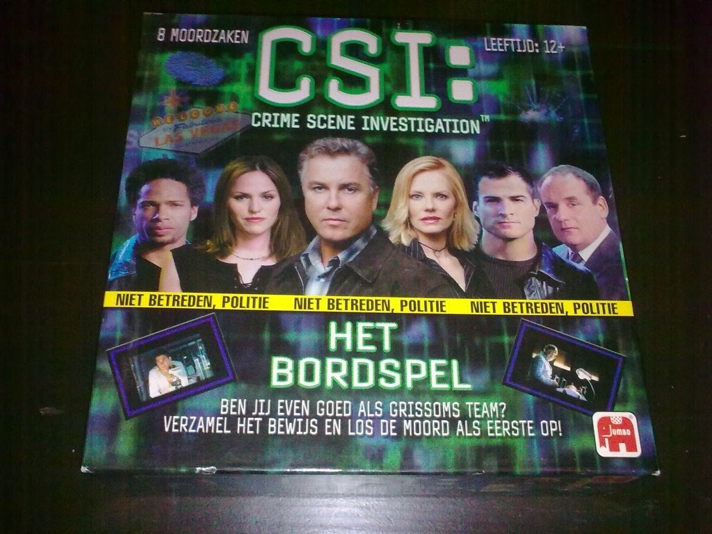 CSI het bordspel / 8 moordzaken, Ophalen of Verzenden, Zo goed als nieuw, Jumbo