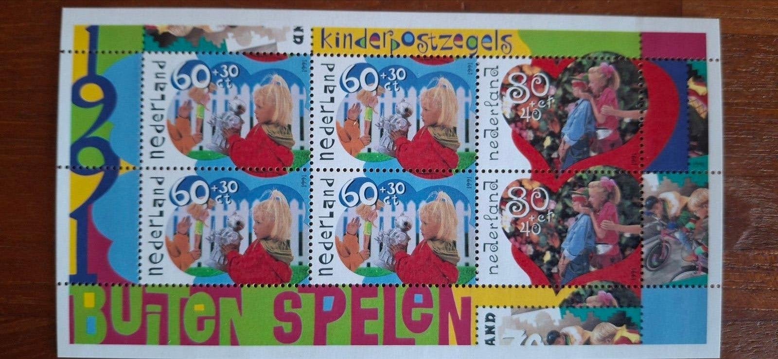 Kinderpostzegels 1989 en 1991 - Ongebruikt, Ophalen of Verzenden, Na 1940, Postfris