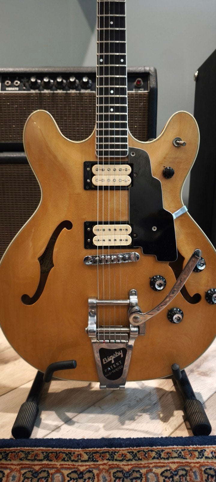 1981 Guild SF4-D Starfire IV - Blonde DiMarzio, Ophalen of Verzenden, Gebruikt, Solid body, Overige merken