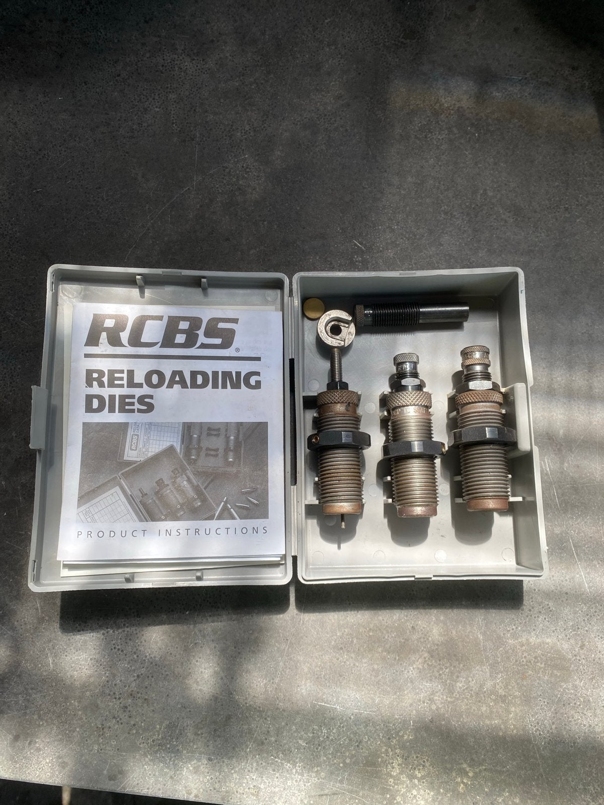 RCBS 3-Die Carb Set .45 Auto, Ophalen, Gebruikt