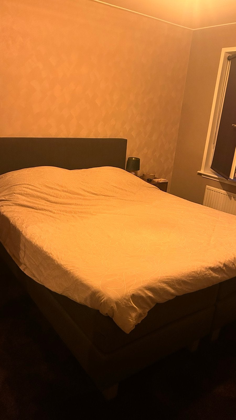 Tweepersoons boxspring met Gazella Breeze matras, Ophalen, Gebruikt, Tweepersoons, 200 cm
