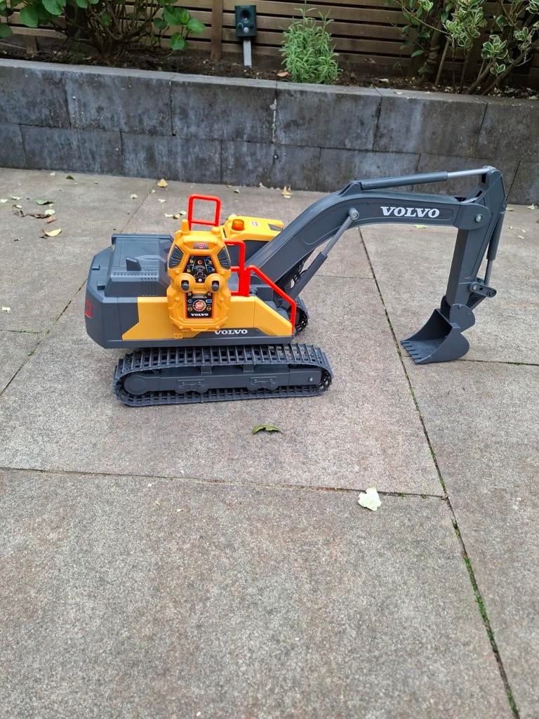 Dickie RC Volvo Graafmachine Speelgoed, Ophalen, Zo goed als nieuw
