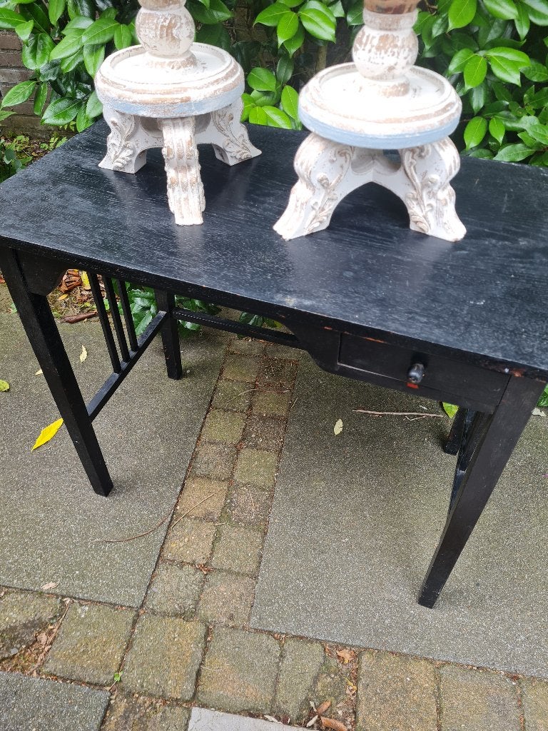 Antiek Art Deco schrijftafeltje sidetable bureau foto 1t/m 5, Ophalen