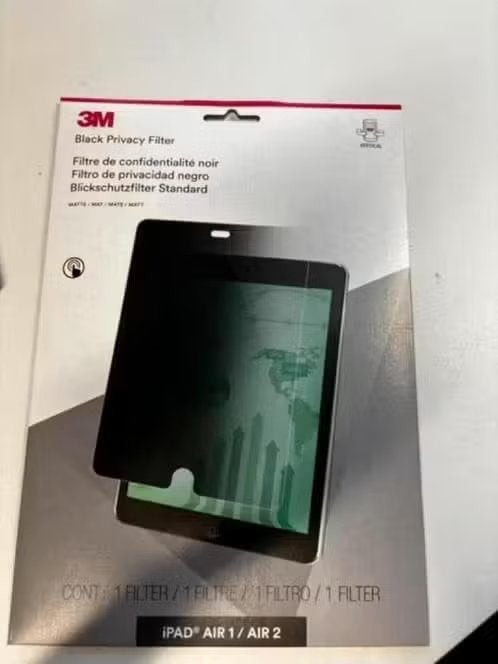 ZGAN! 3M Privacyfilter voor Apple iPad Air 1/2/Pro €6,99, 9 inch, 3M, Ophalen of Verzenden, Zo goed als nieuw
