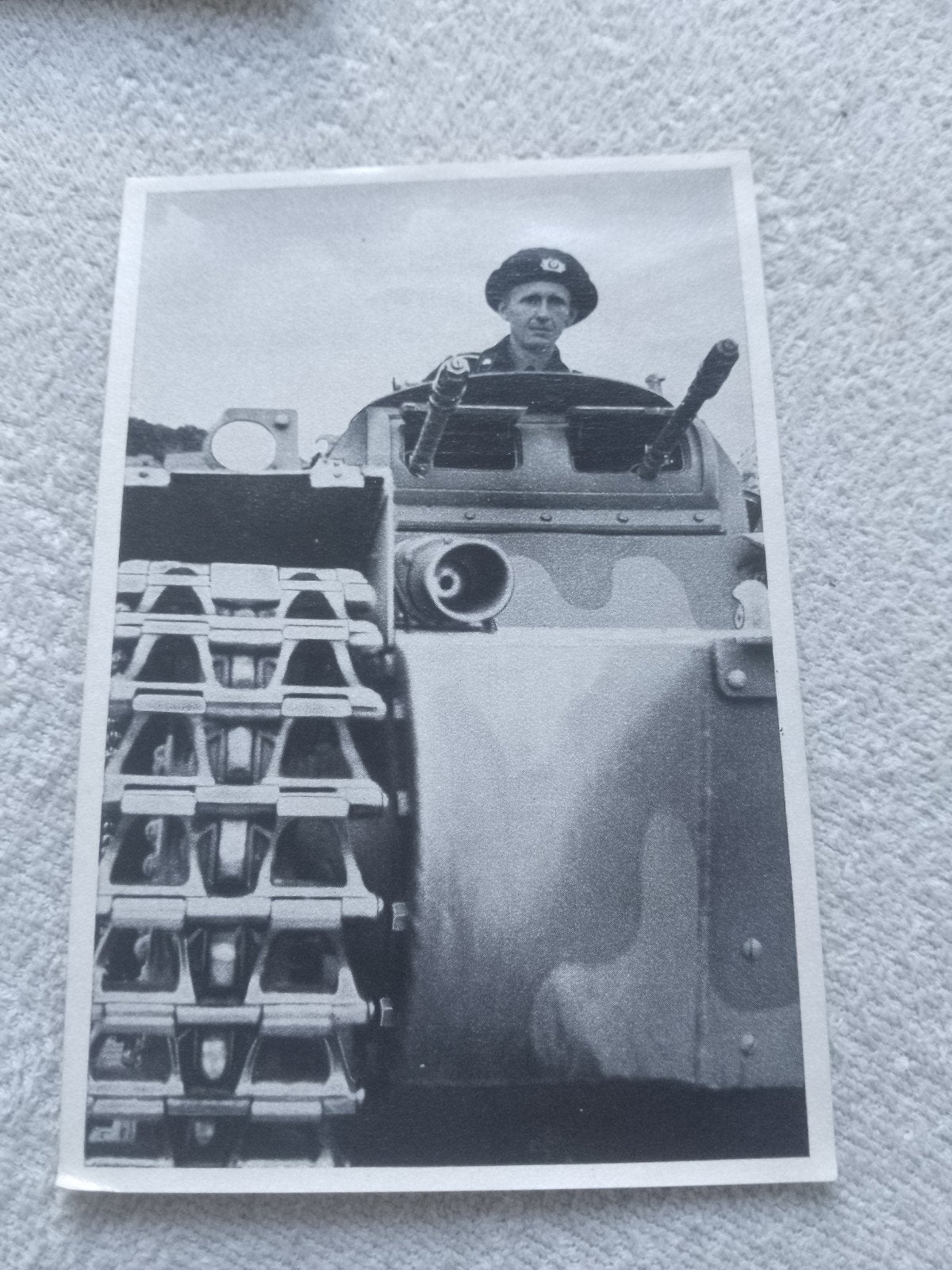 2ww.,2wk.,2WO., Adolf Hitler - Die niewe Tank, 12x10cm, Verzenden, Landmacht, Duitsland, Foto of Poster