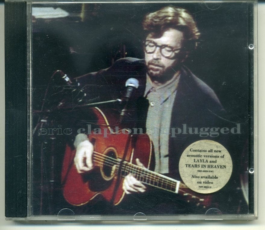 Eric Clapton – Unplugged 14 nrs CD 1992 ZGAN, Inclusief doosje, Blues Rock, Ophalen of Verzenden, Zo goed als nieuw