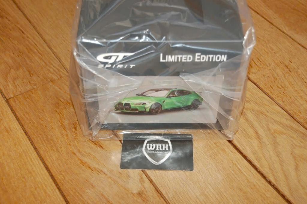 SALE ! 1:18 BMW M4 COMPETITION green G82 GT spirit GT367 WRH, Hobby en Vrije tijd, Modelauto's | 1:18, Verzenden, Zo goed als nieuw