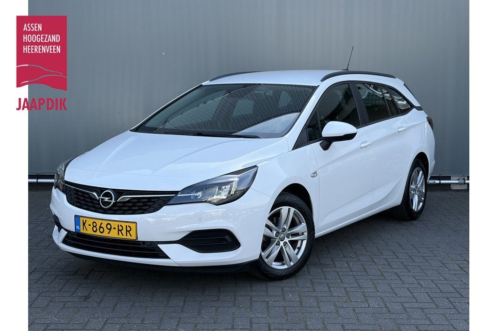Opel Astra Sports Tourer BJR 2021 1.2 111 PK Edition TREKHAA, Voorwielaandrijving, Stof, Gebruikt, 1199 cc
