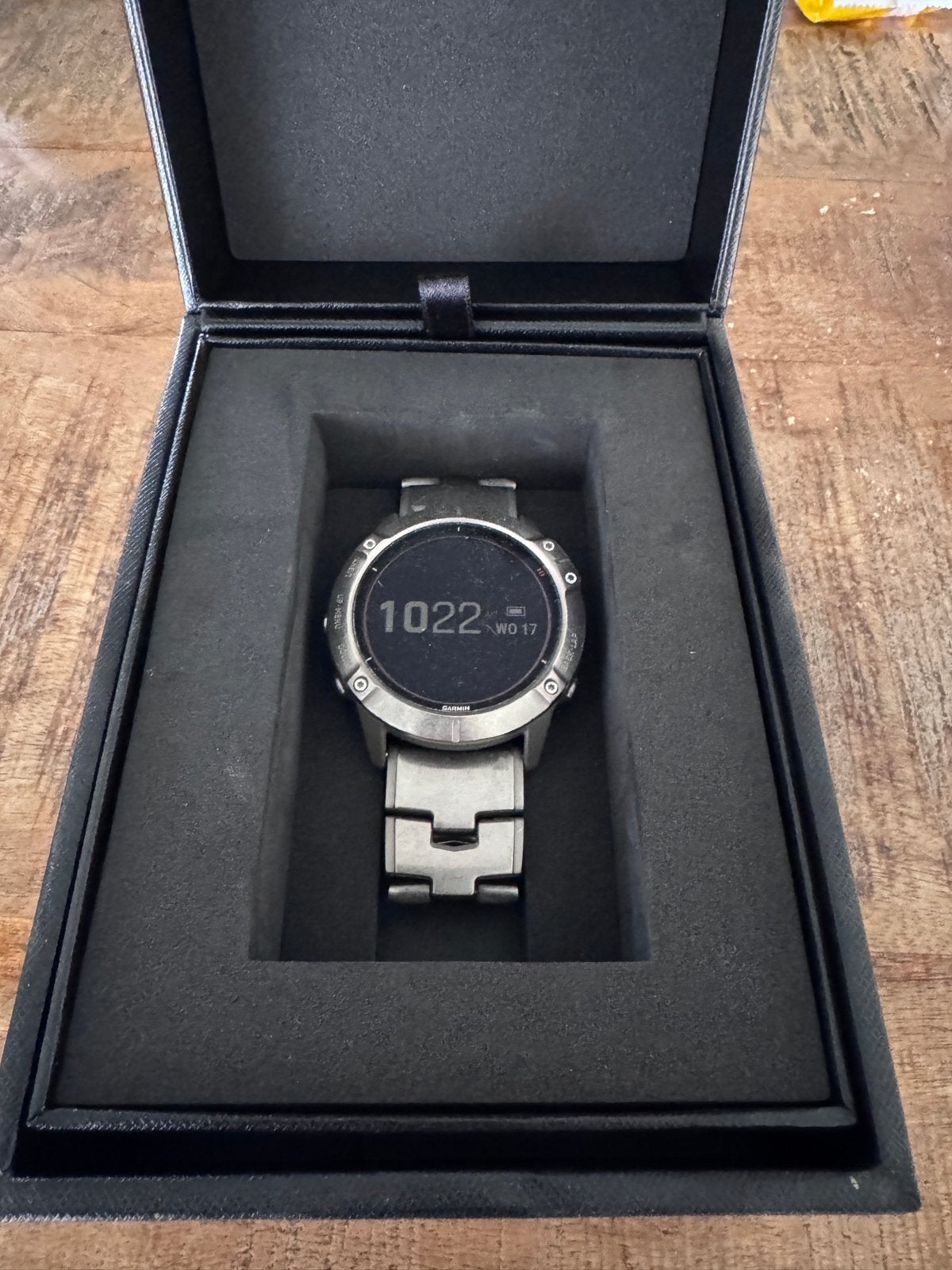 Garmin Fenix 6X Pro Solar Titanium Smartwatch, Overige merken, Polshorloge, Ophalen of Verzenden, Zo goed als nieuw