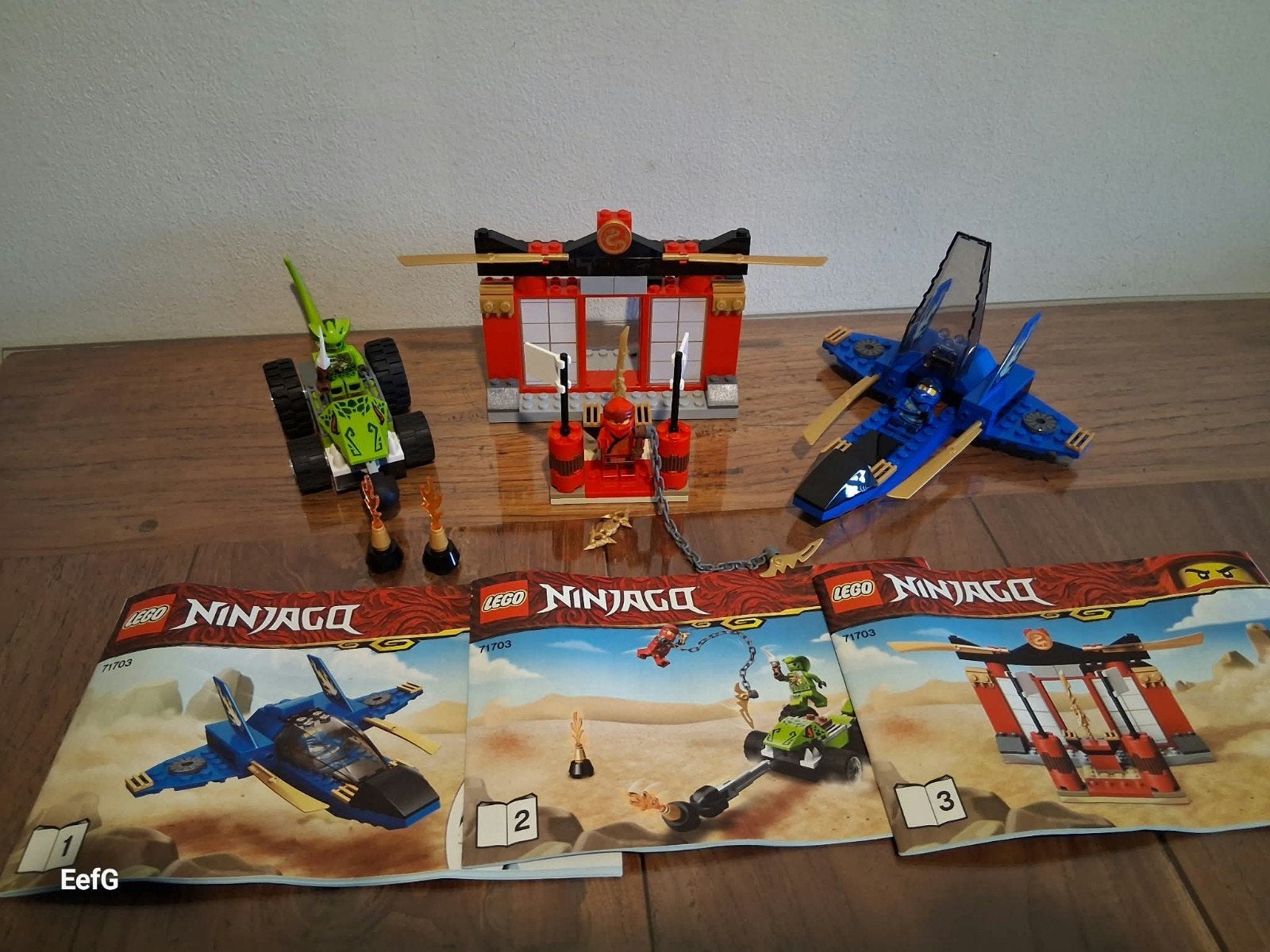 Lego Ninjago Legacy 71703 Storm Fighter Battle, Lego, Ophalen of Verzenden, Zo goed als nieuw, Inclusief instructies