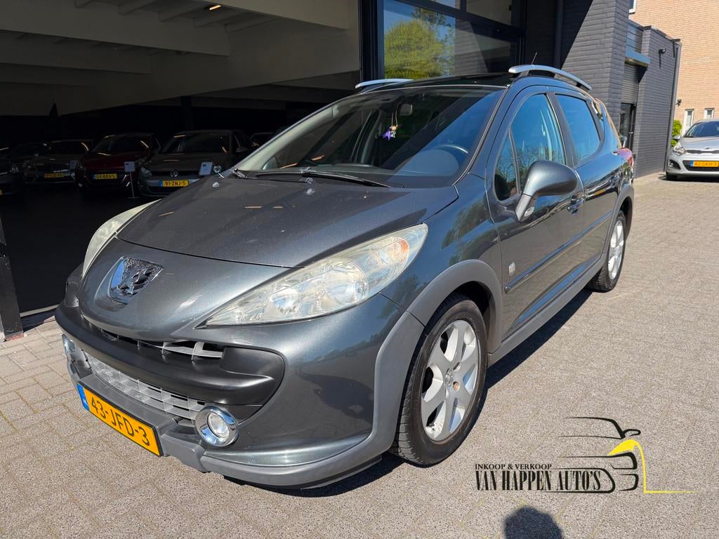 Peugeot 207 SW Outdoor 1.6 VTi XS / APK 4-2027, Metallic lak, Gebruikt, Zwart, 4 cilinders