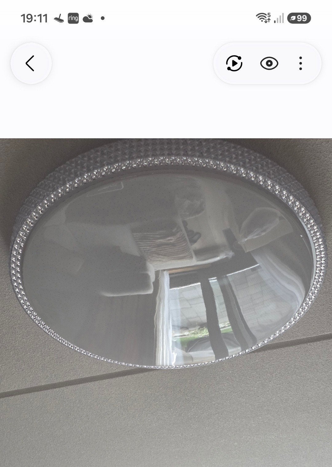 plafondlamp, Ophalen, Rond, Kunststof