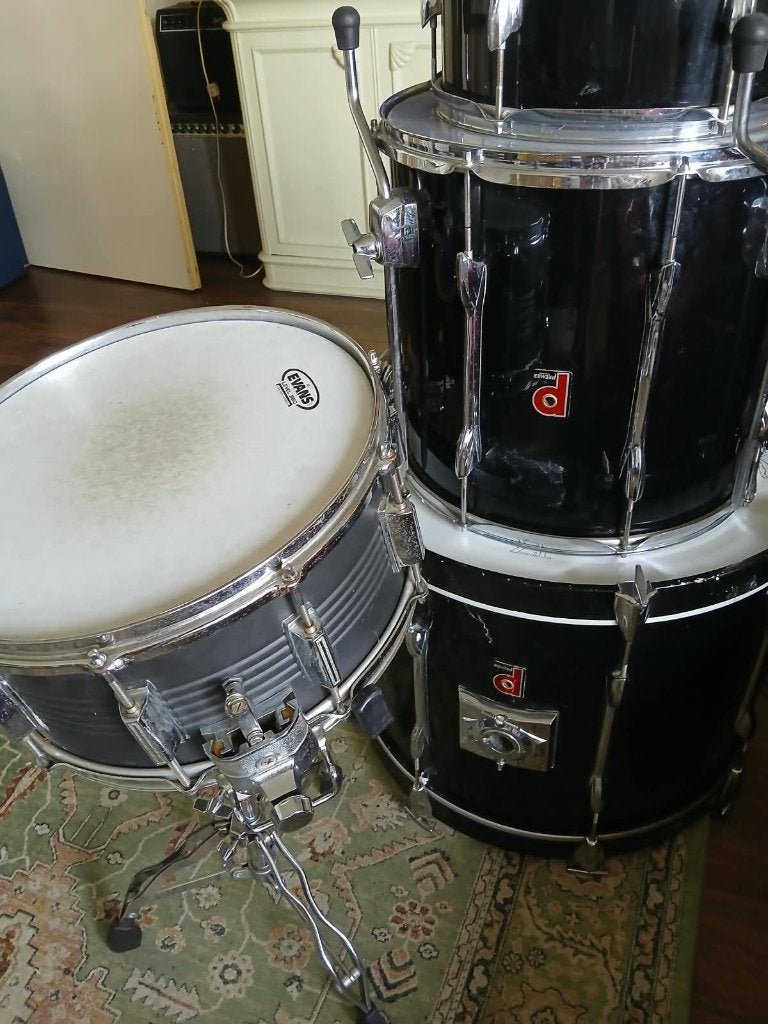 Premier Shell-set incl. Snare, bekkens, boom-stand (Koopje!), Ophalen, Gebruikt, Premier