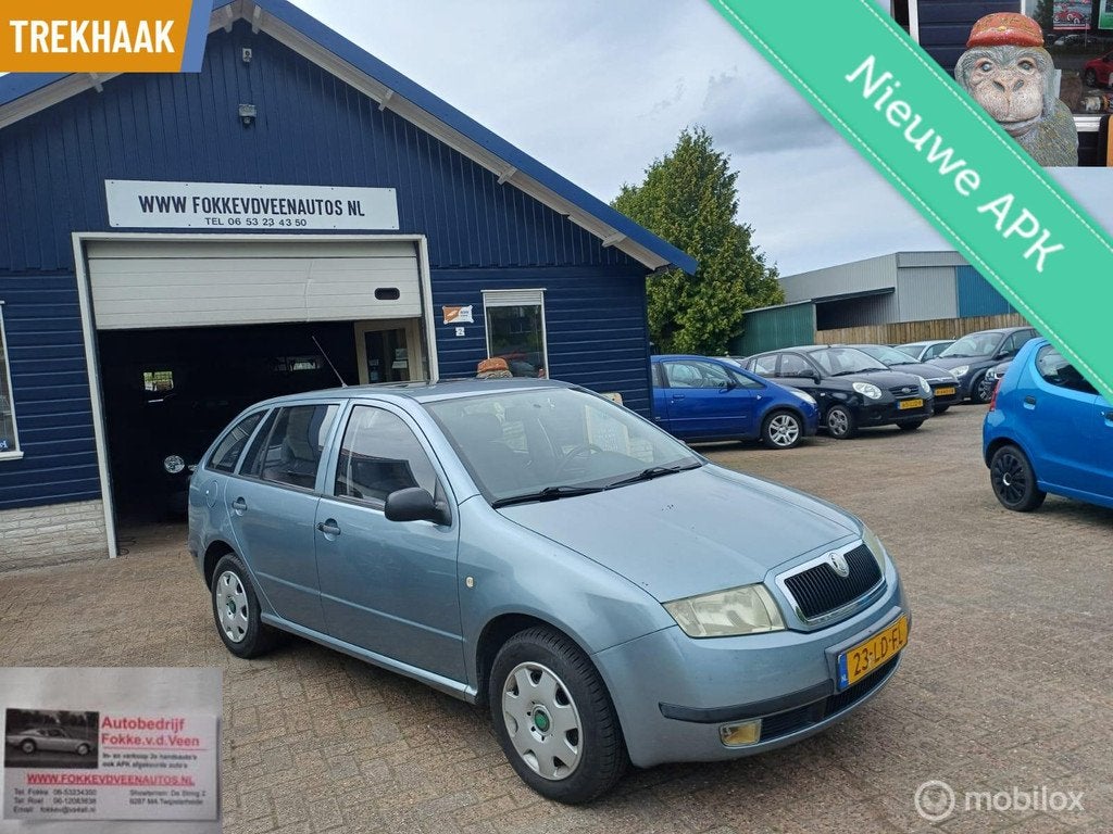 Skoda Fabia Combi 1.4 Ambiente Garantie, alle inruil mogelij, Voorwielaandrijving, 450 kg, Gebruikt, 4 cilinders