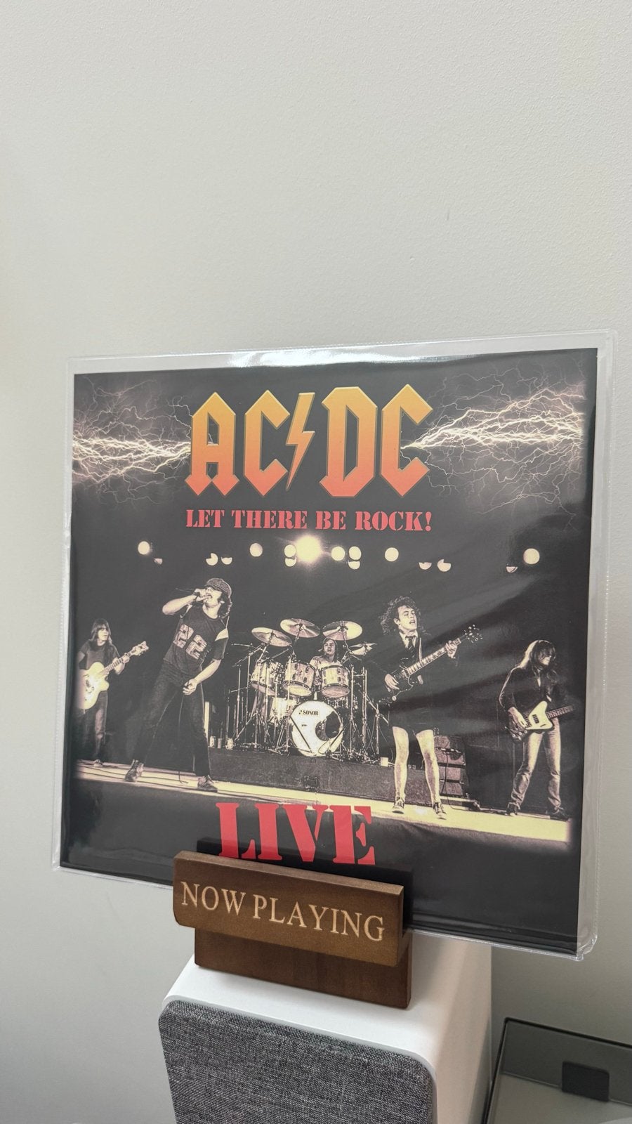 Acdc live lp vinyl let there be rock live, Ophalen of Verzenden, Zo goed als nieuw, 12 inch, Poprock
