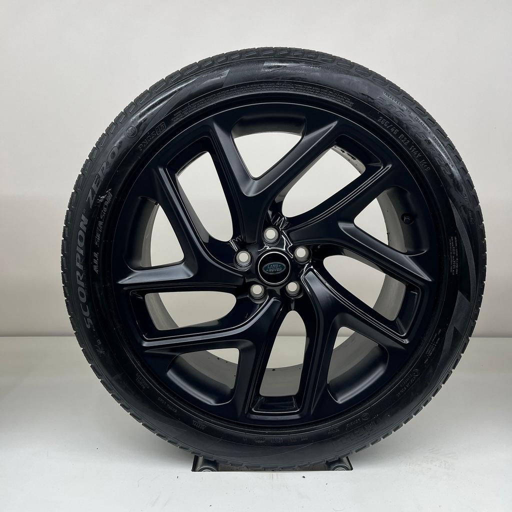 Land Rover Range Rover Sport - 22 inch - zomerbanden, Gebruikt, 285 mm, Banden en Velgen, Overige maten