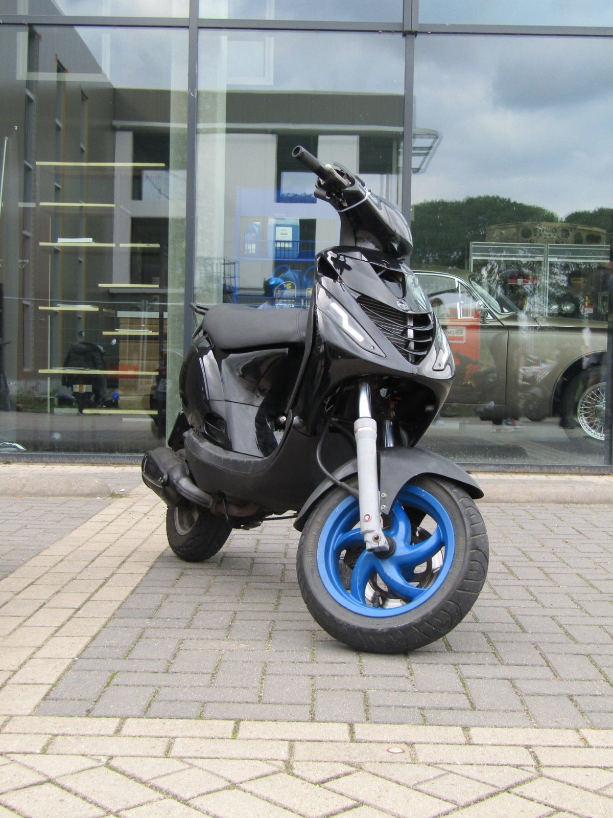 Piaggio Zip UK Style 125cc - Hexagon blok, Aerox radiateur, Ophalen, Tweetakt, Gebruikt, Maximaal 45 km/u