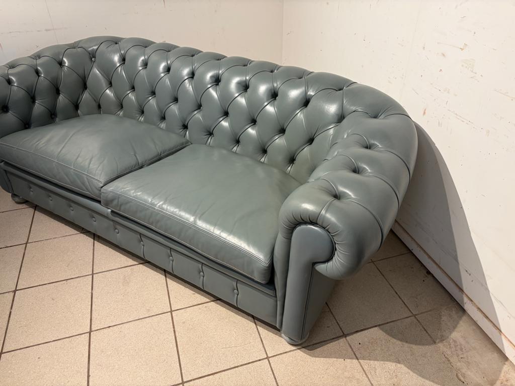 Vintage Chesterfield bank uit de jaren '70, Gebruikt, 150 tot 200 cm, Tweepersoons, 75 tot 100 cm
