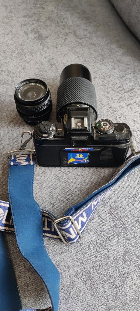 Minolta X700 Spiegelreflexcamera met extra lens, Audio, Tv en Foto, Fotocamera's Analoog, Ophalen of Verzenden, Gebruikt, Spiegelreflex