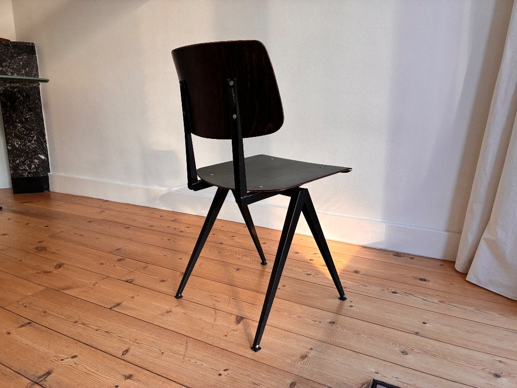 Stoel design S18 Galvanitas, Ophalen, Gebruikt, Galvanitas Fabriek Oosterhout, Zwart