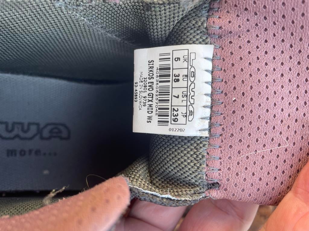 Lowa Renegade GTX Mid WS Wandelschoenen Maat 38, Ophalen, Zo goed als nieuw, Schoenen