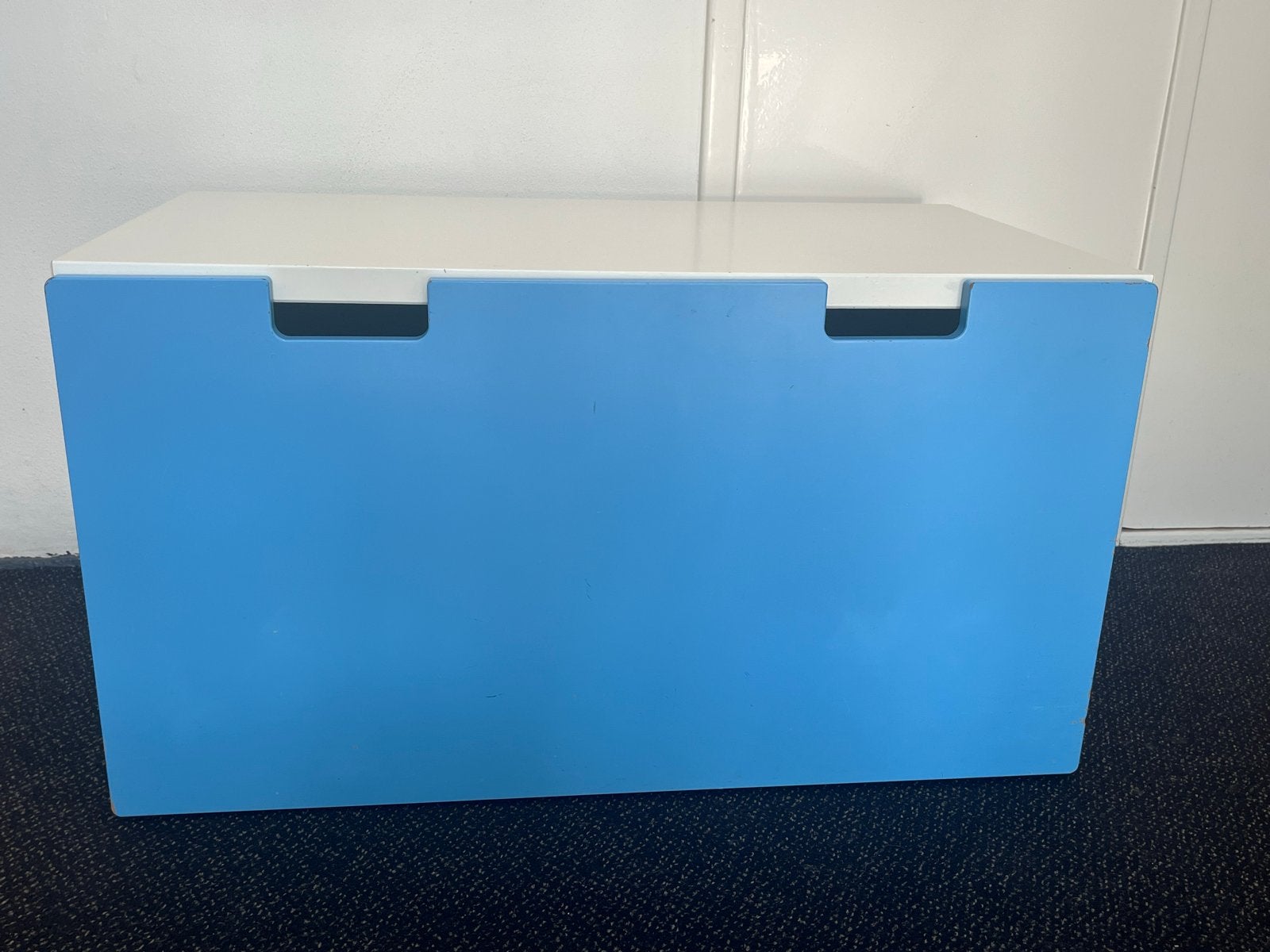 2x IKEA Opbergbakken - Blauw & Wit - Gebruikt, Ophalen, Gebruikt