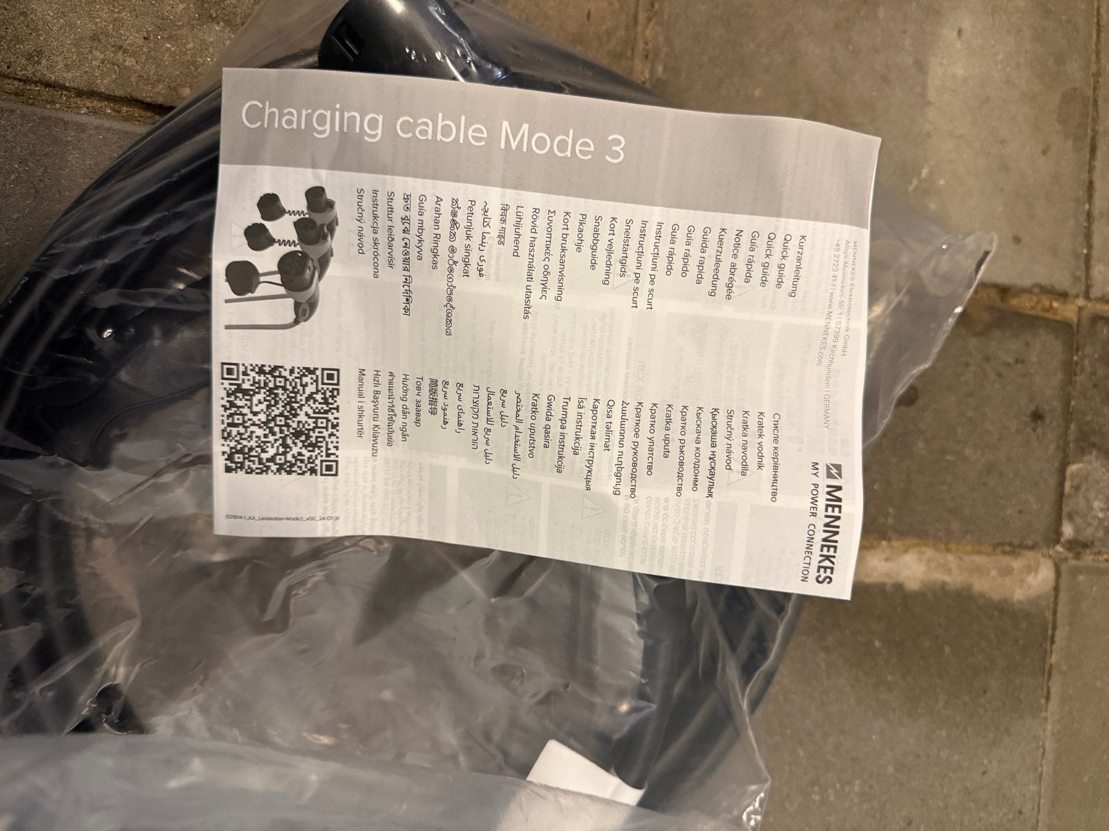 Mennekes Laadkabel Mode 3 - Nieuw in verpakking, Auto diversen, Ophalen, Nieuw, Laadkabel