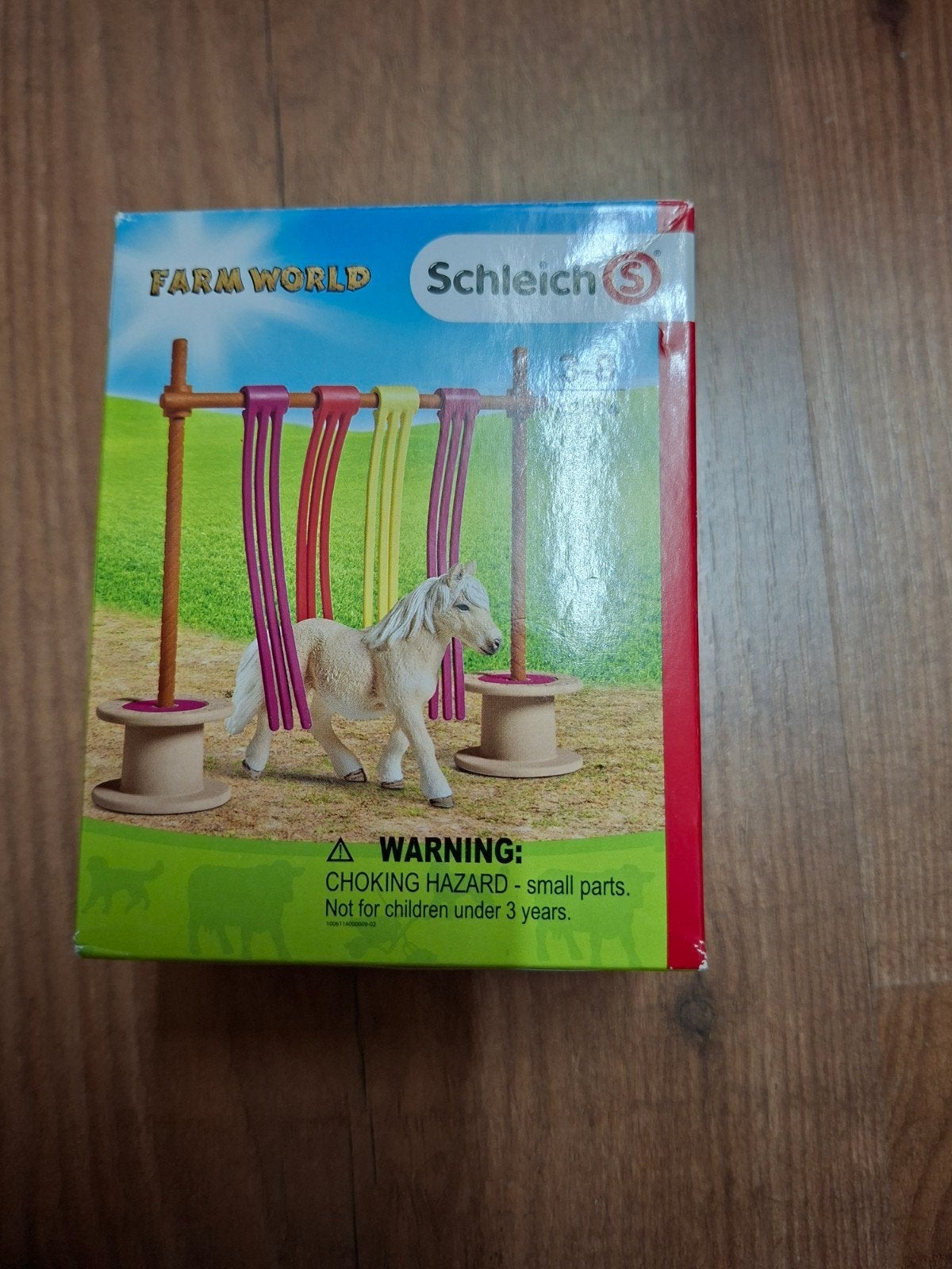Schleich Farm World Pony met hindernisbaan speelset, Ophalen of Verzenden, Zo goed als nieuw