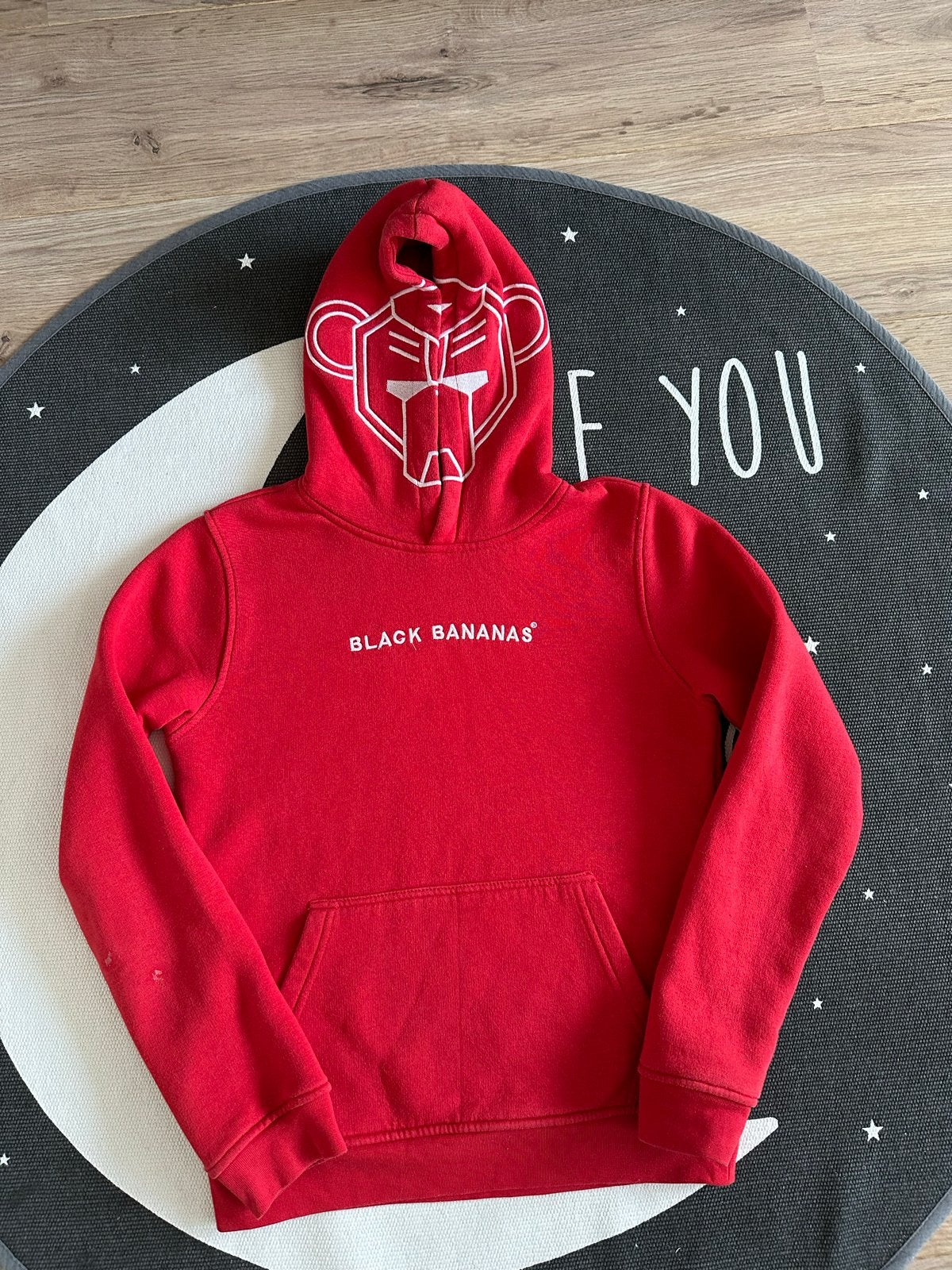 Black Bananas hoodie rood maat 152, Kinderen en Baby's, Ophalen of Verzenden, Gebruikt, Jongen of Meisje, Trui of Vest
