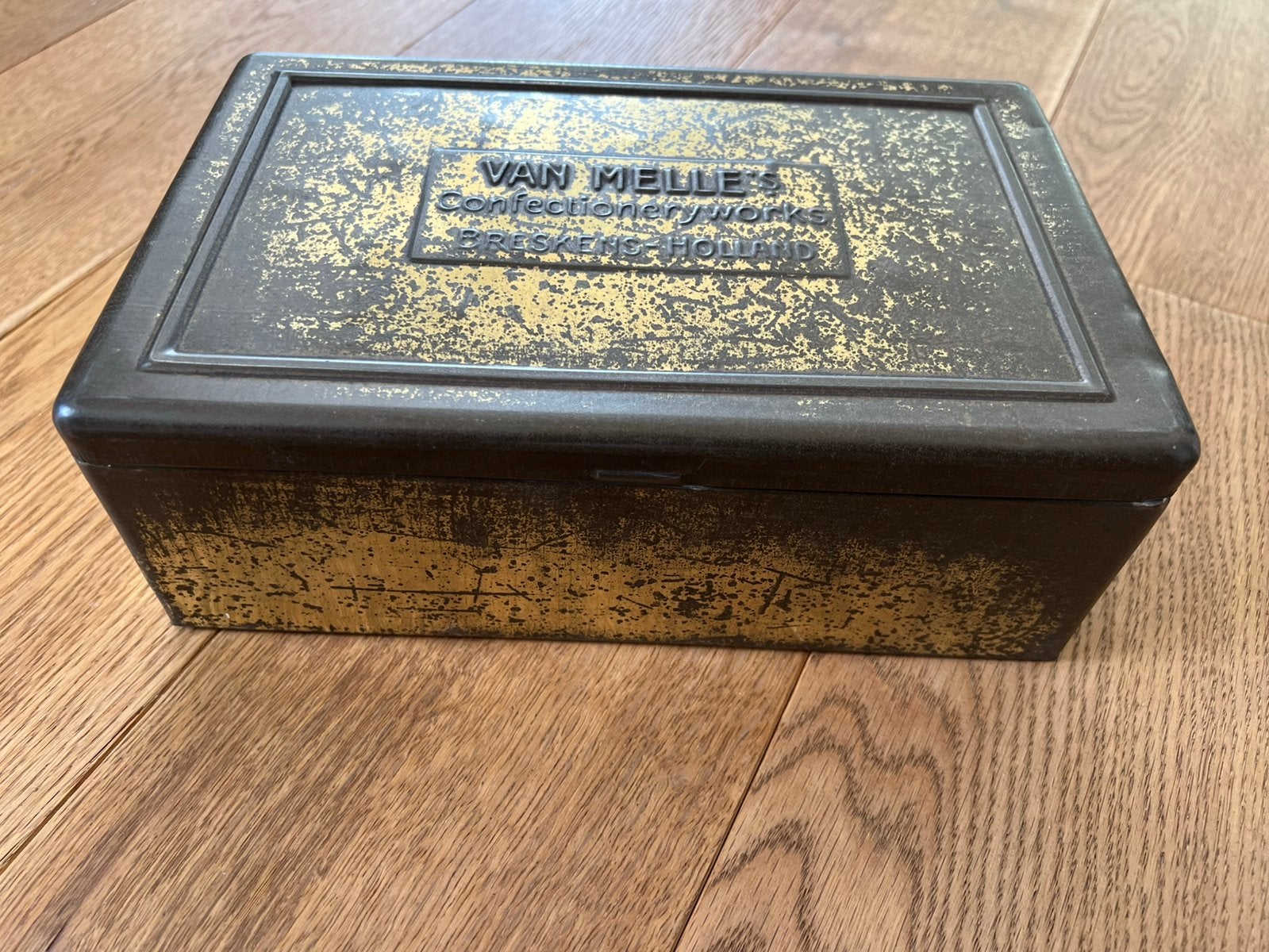 Van Melle Confectionery works Breskens Holland groot Blik, Ophalen of Verzenden, Gebruikt, Overige