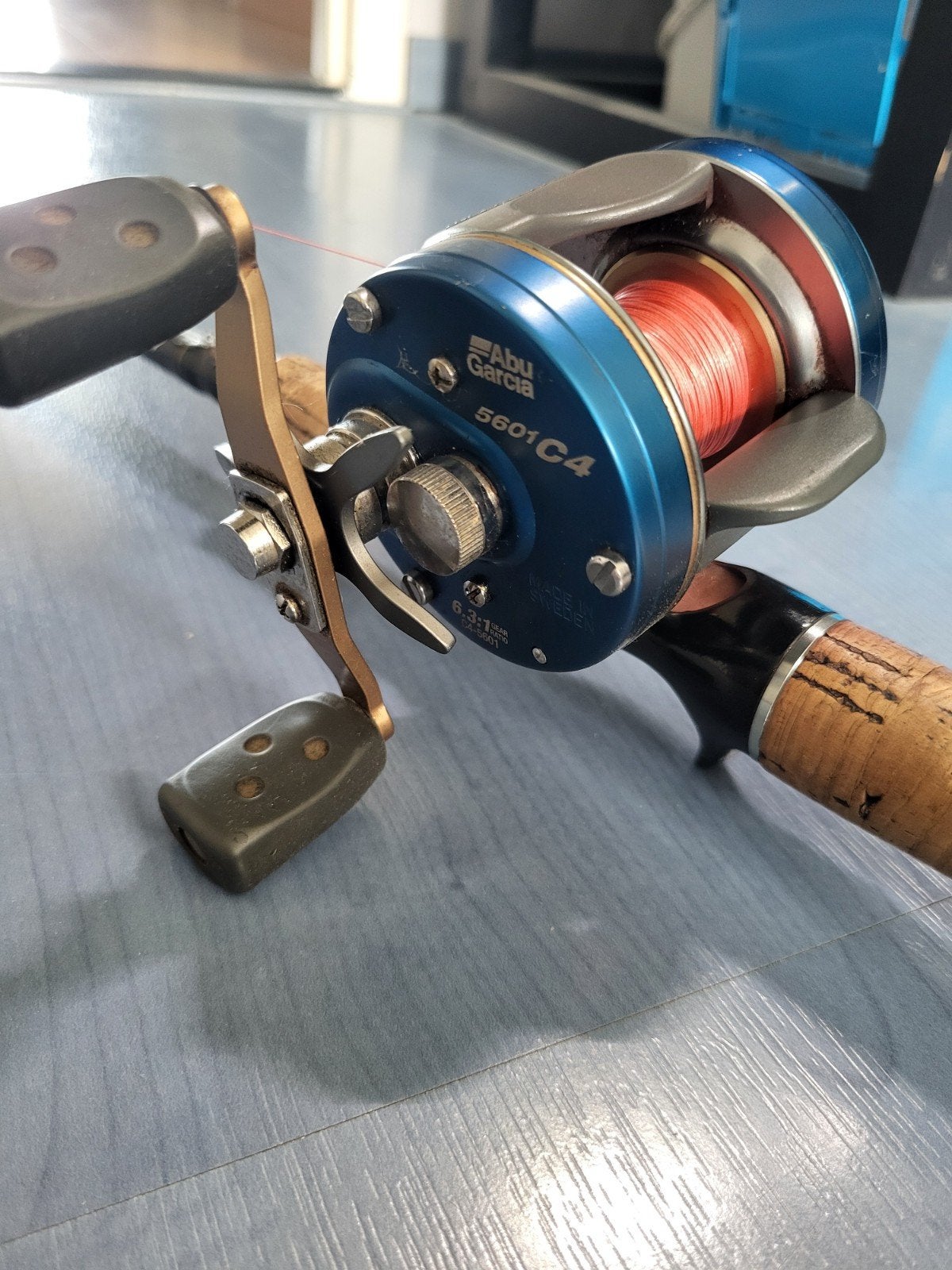 Abu Garcia 5601 C4, Ophalen of Verzenden, Zo goed als nieuw, Molen