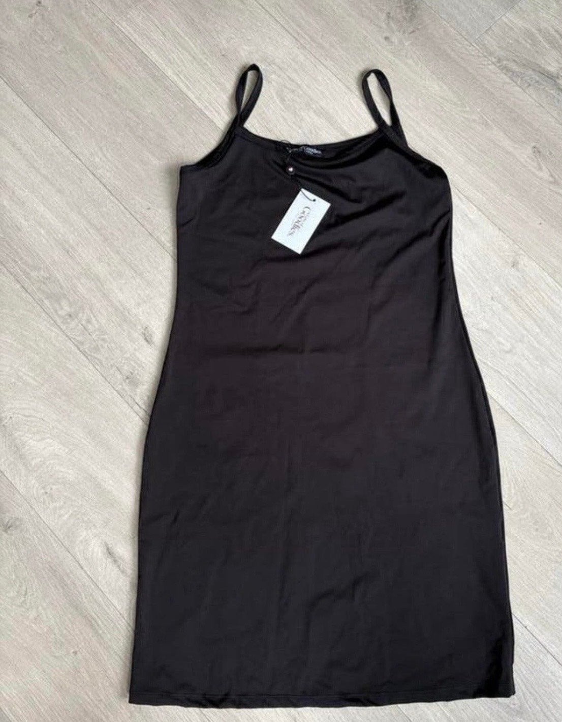 Nieuwe zwarte onderjurk - Lots of Goodies - Maat M, Ophalen of Verzenden, Nieuw, Maat 38/40 (M), Zwart
