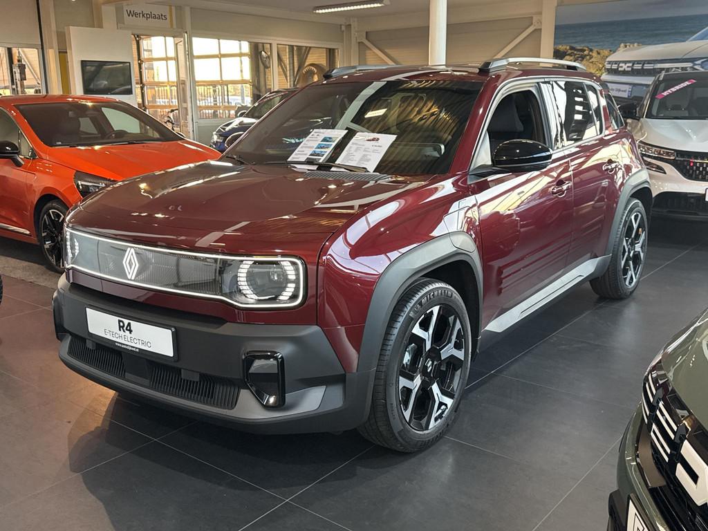 Renault 4 comfort range techno 52 kWh, Stof, Gebruikt, 750 kg, 150 pk