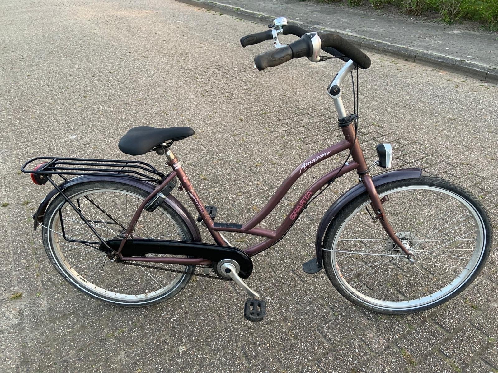 Sparta Amazone damesfiets - 50 cm frame - Gebruikt, Ophalen, Terugtraprem, Sparta, Gebruikt