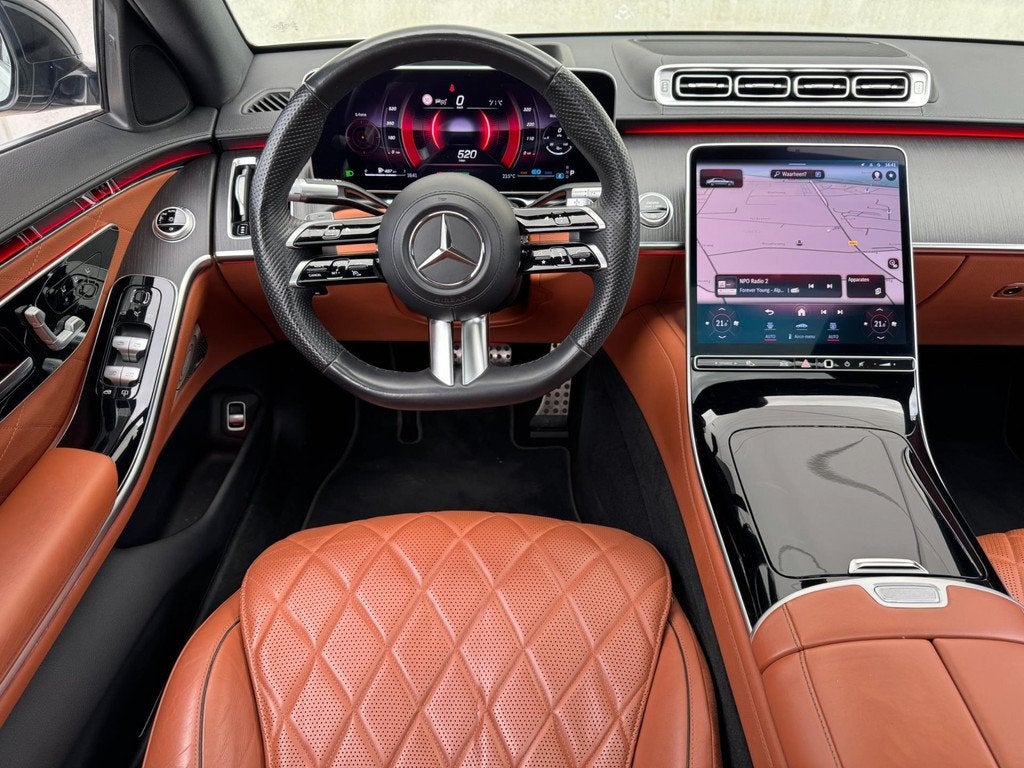 Mercedes-Benz S-klasse 500L AMG Maybach S580 Chauffeurspak B, Auto's, Automaat, Adaptive Cruise Control, 435 pk, Gebruikt