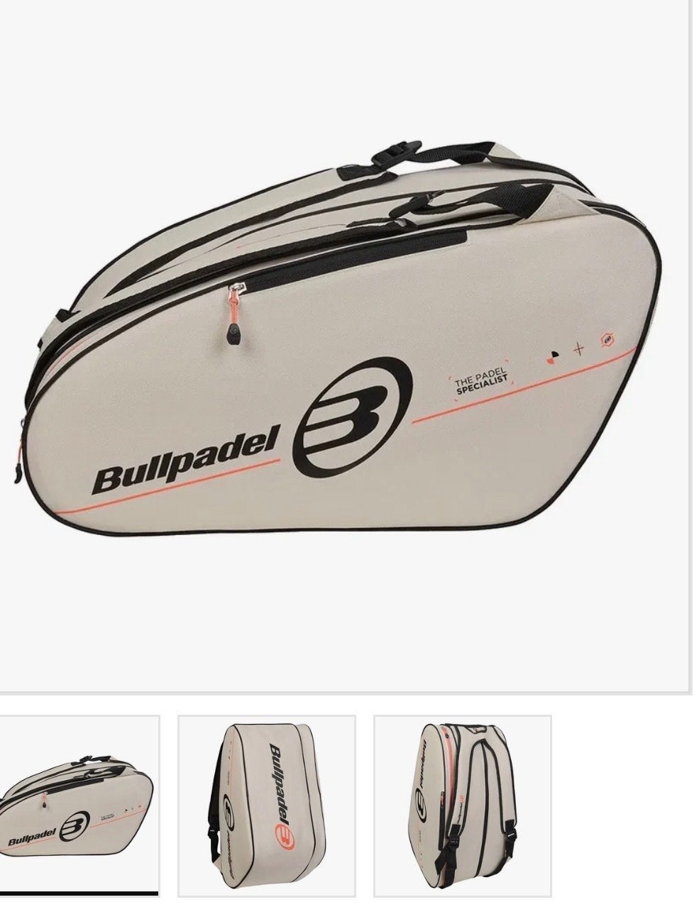 Bullpadel Padel Tas - Ruim en Stijlvol, Ophalen of Verzenden, Zo goed als nieuw, Padeltas
