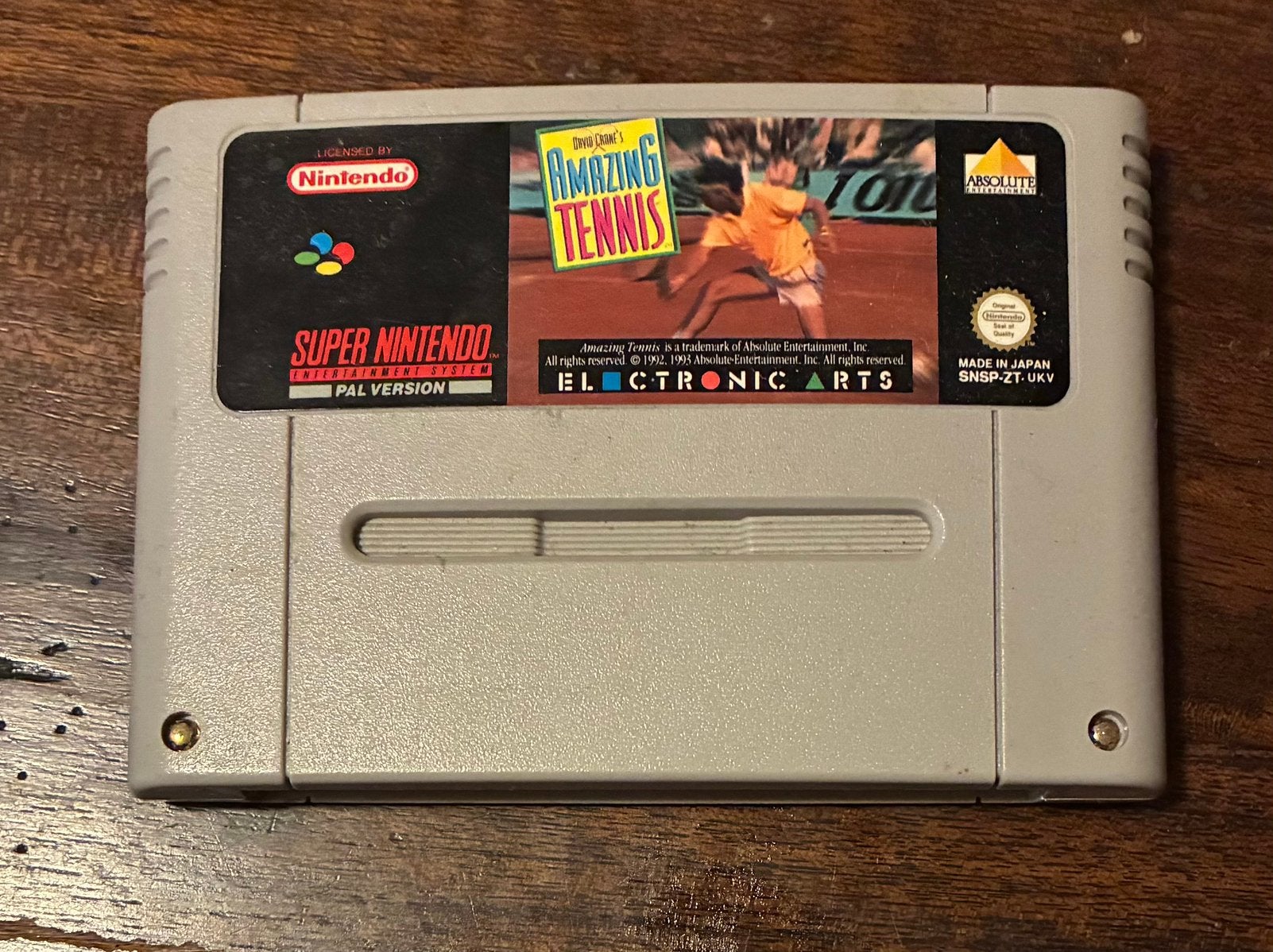 Amazing tennis super nintendo, Spelcomputers en Games, Ophalen of Verzenden, Zo goed als nieuw, Sport, Vanaf 3 jaar
