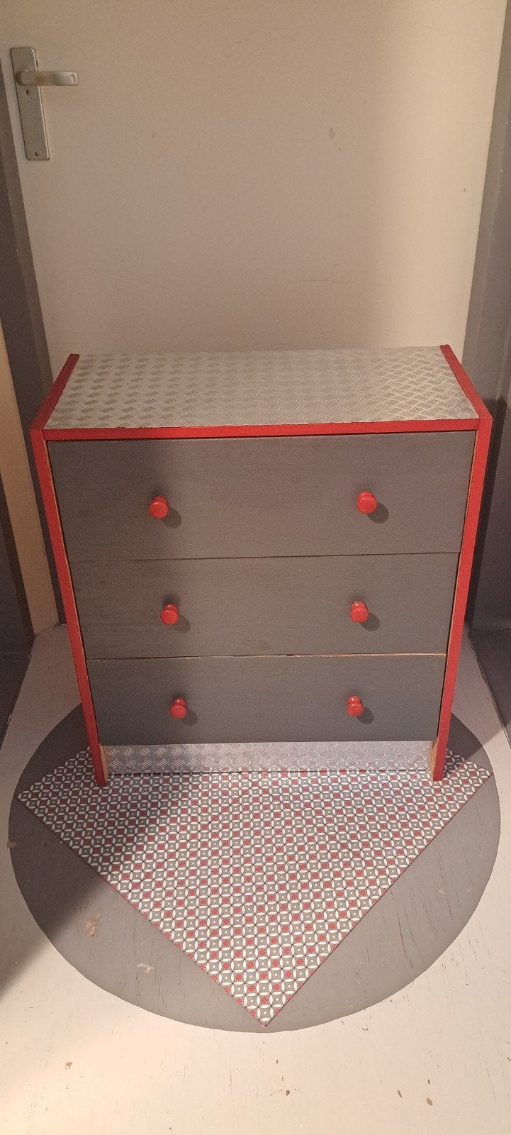 leuk orgineel ladenkastje, Huis en Inrichting, Kasten | Ladekasten, Ophalen, Gebruikt, 50 tot 100 cm, 3 of 4 laden