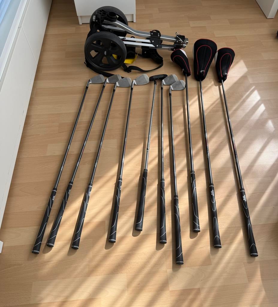 Golfset voor vrouwen en een golftrolly, Sport en Fitness, Golf, Ophalen of Verzenden, Zo goed als nieuw, Set, Overige merken