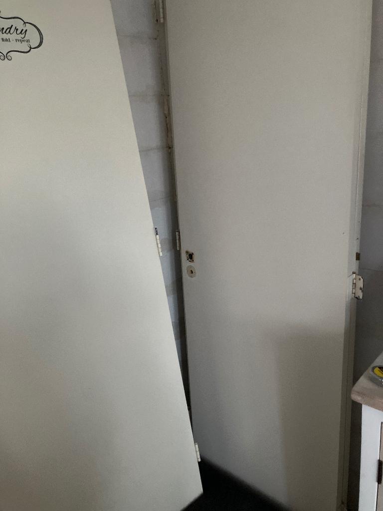 Binnendeur 67,5 x 196, Ophalen, Gebruikt, Minder dan 80 cm, Binnendeur