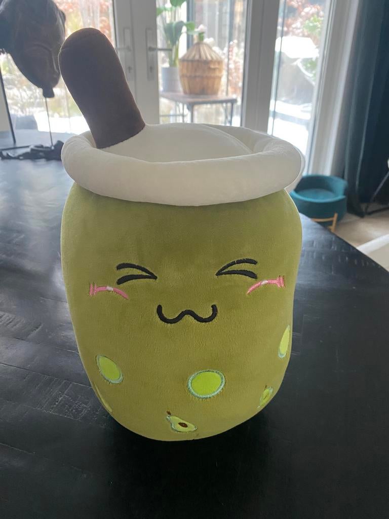 Knuffel in de vorm van bubble tea, Ophalen