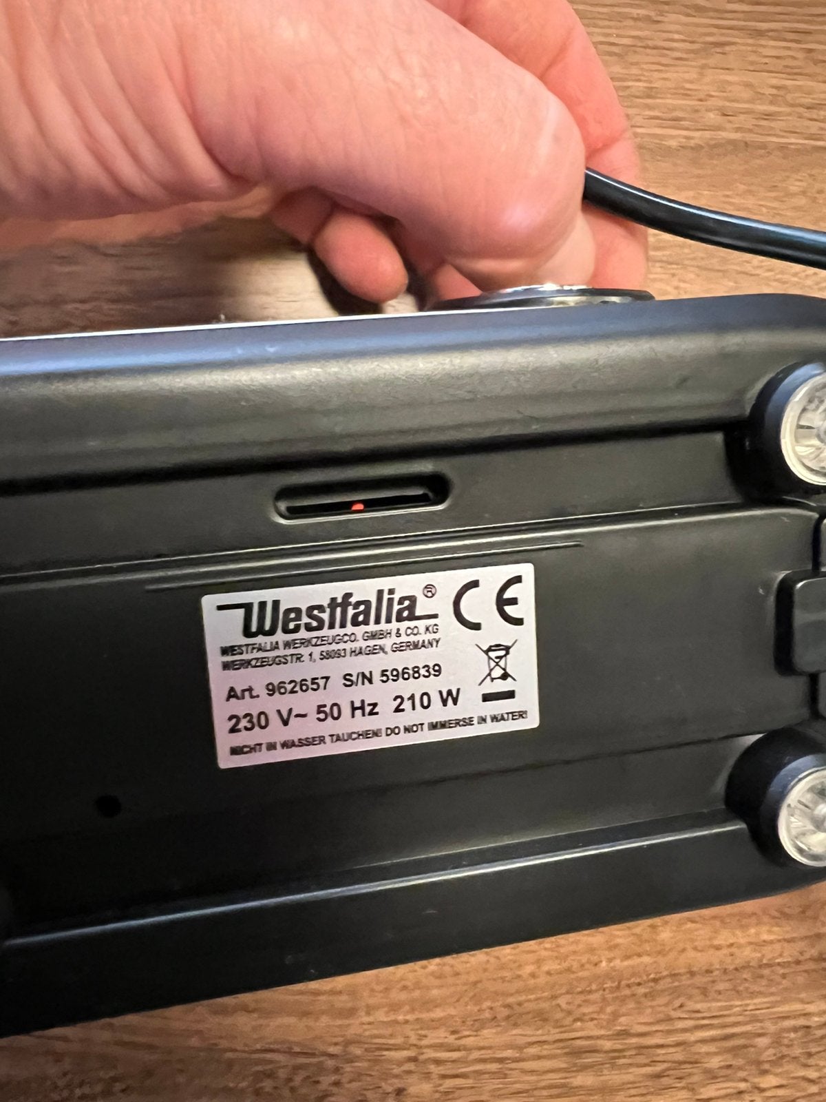 Westfalia Eierkoker mini - voor 1-3 eieren - energiezuinig, Witgoed en Apparatuur, Eierkokers, Ophalen of Verzenden, Gebruikt