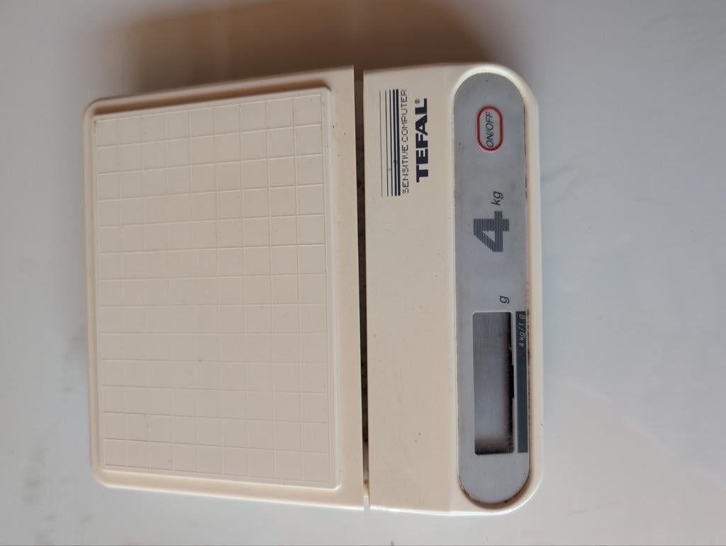Tefal Sensitive Computer Keukenweegschaal 4kg, Witgoed en Apparatuur, Weegschalen, Keukenweegschaal, Ophalen of Verzenden, Digitaal