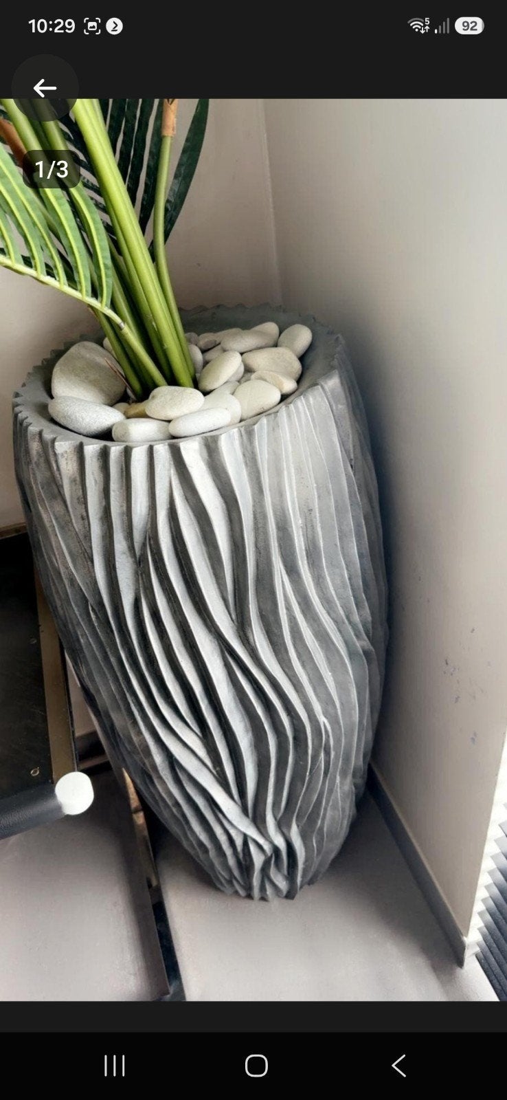 2 stuks XXXL unieke design vaas, Huis en Inrichting, Woonaccessoires | Vazen, Ophalen, Kunststof