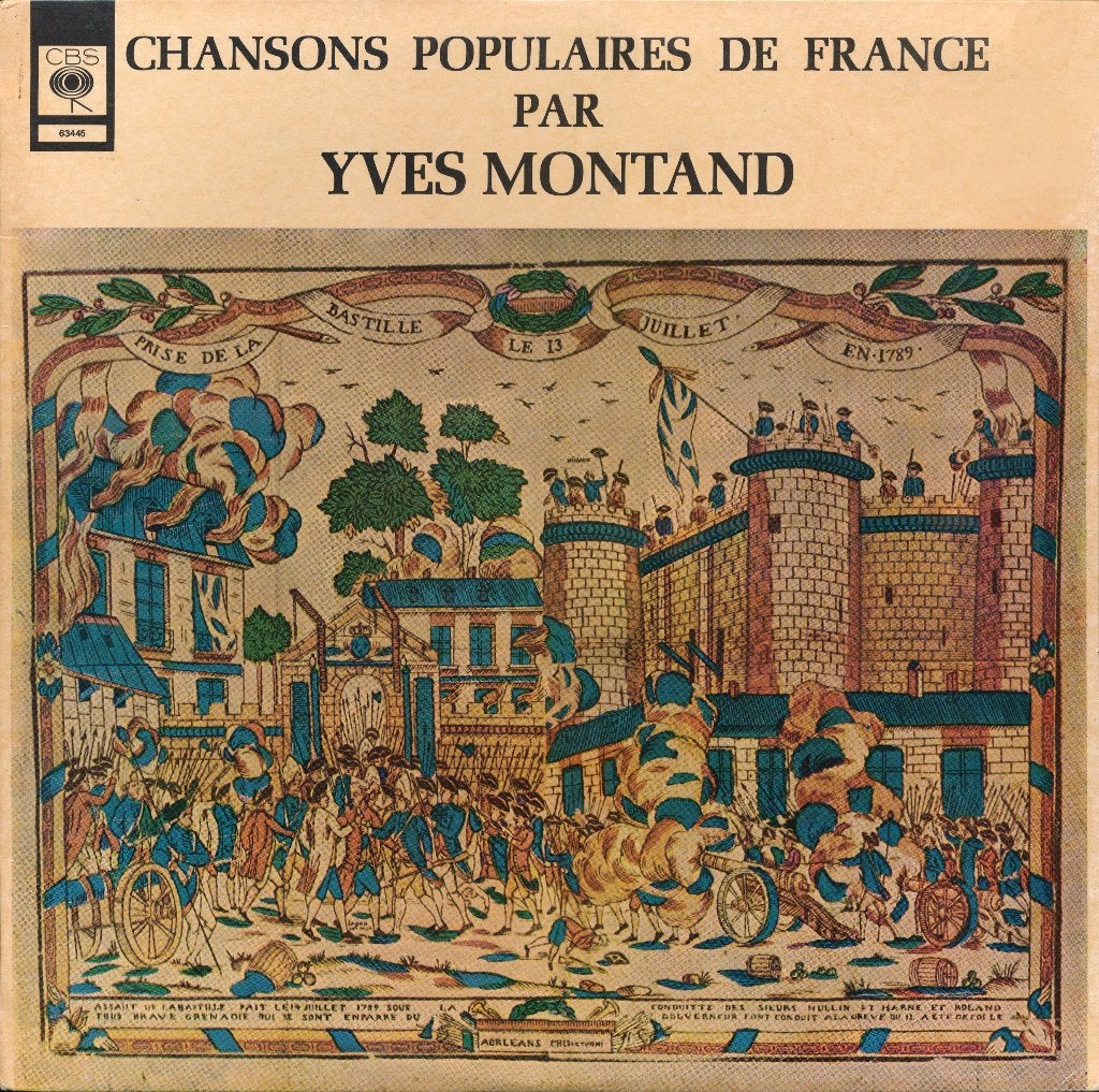 Yves Montand - Chansons Populaires De France (LP, Reissue), LP, Gebruikt, Reissue, Ophalen of Verzenden