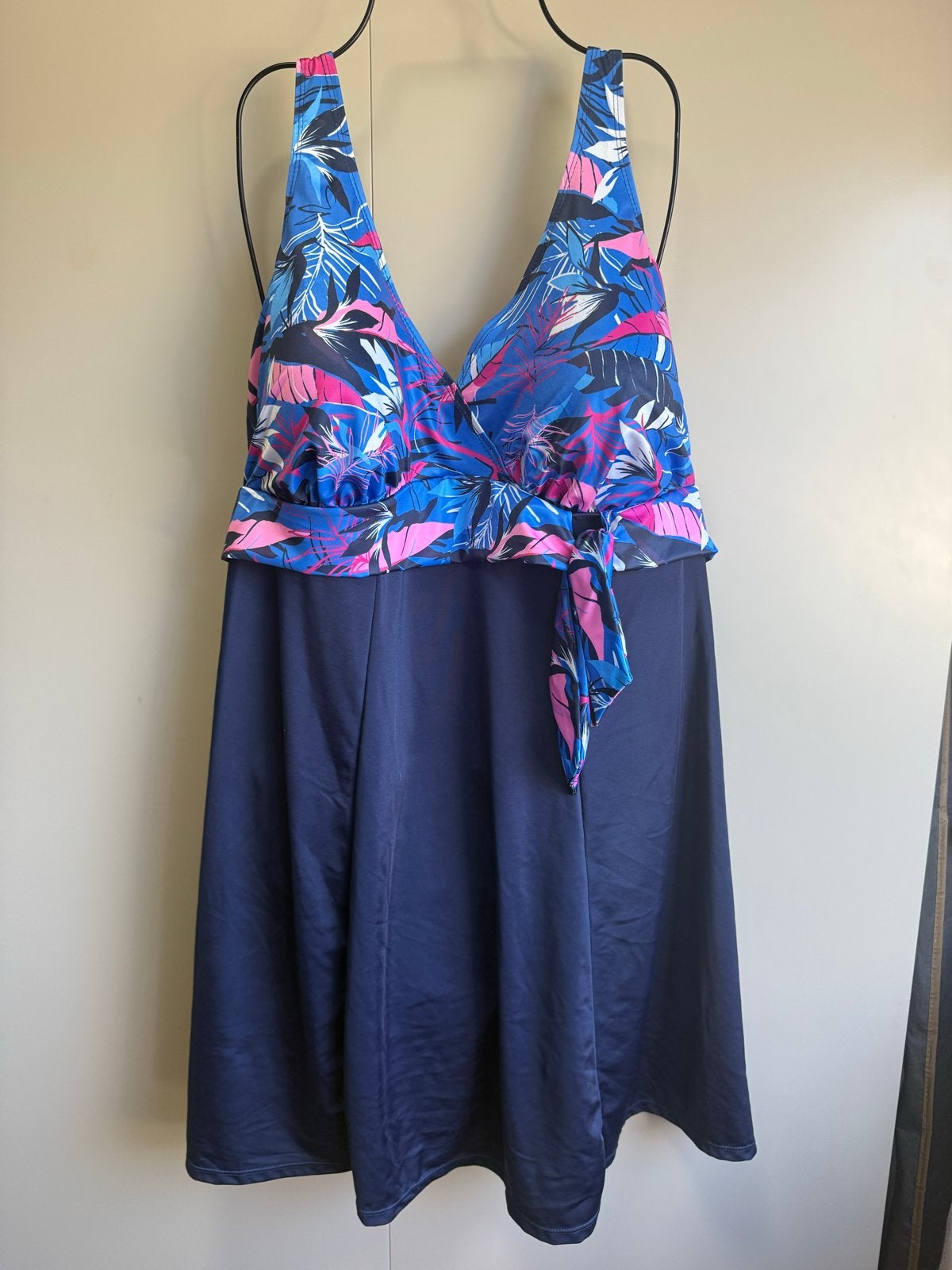 Nieuw Janina Badpak jurkje - blauw  - Maat 3XL 54 56, Kleding | Dames, Grote Maten, Blauw, Nieuw, Ophalen of Verzenden, Lingerie of Zwemkleding