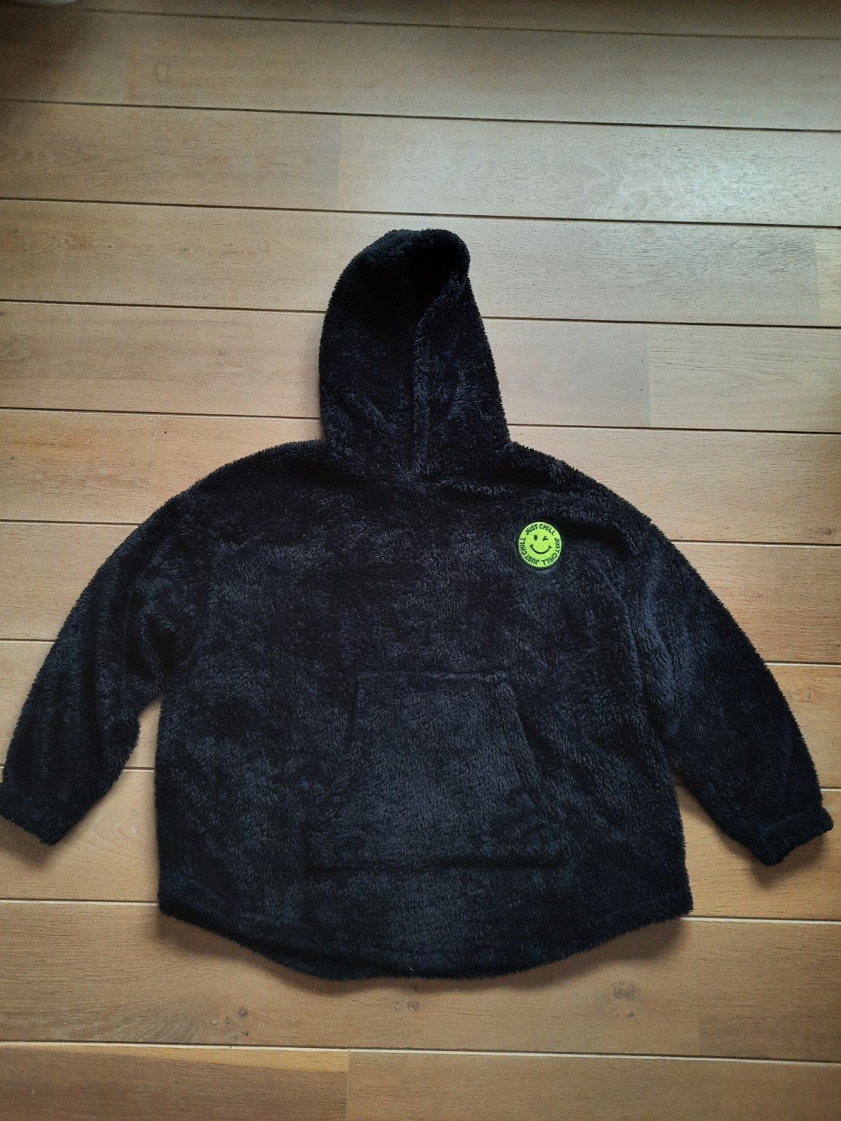 Zwarte Terstal hoodie met smiley voor kinderen, Ophalen of Verzenden, Gebruikt, Terstal, Jongen of Meisje