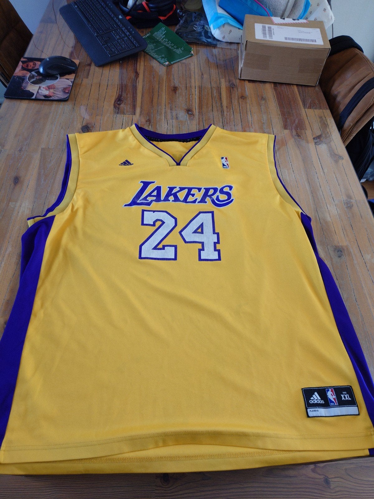 La Lakers Kobe Bryant 24 shirt, Ophalen of Verzenden, Gebruikt, Kleding
