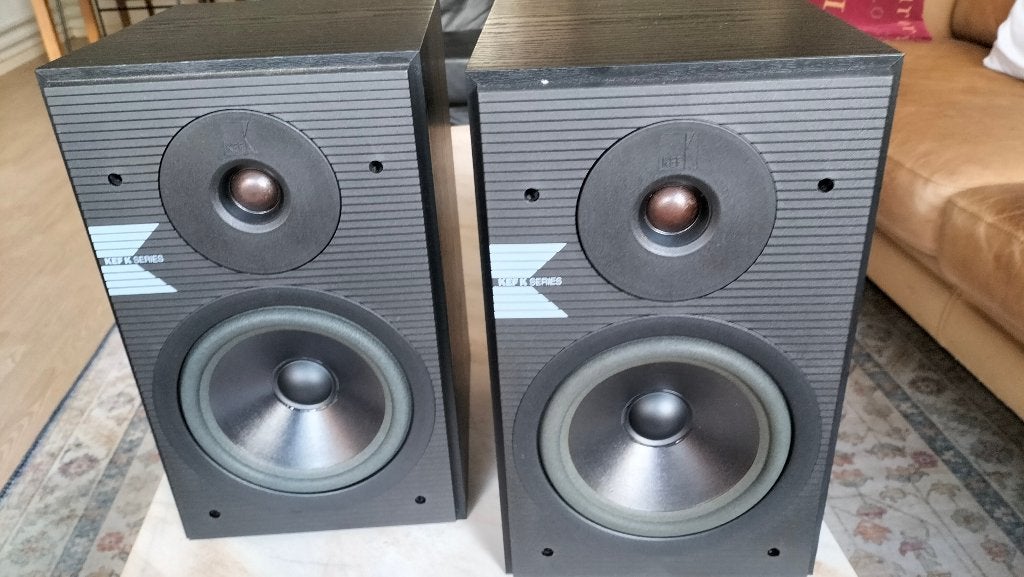 KEF K K120 Speakers, Luidsprekers, Ophalen, Zo goed als nieuw, 60 tot 120 watt, KEF