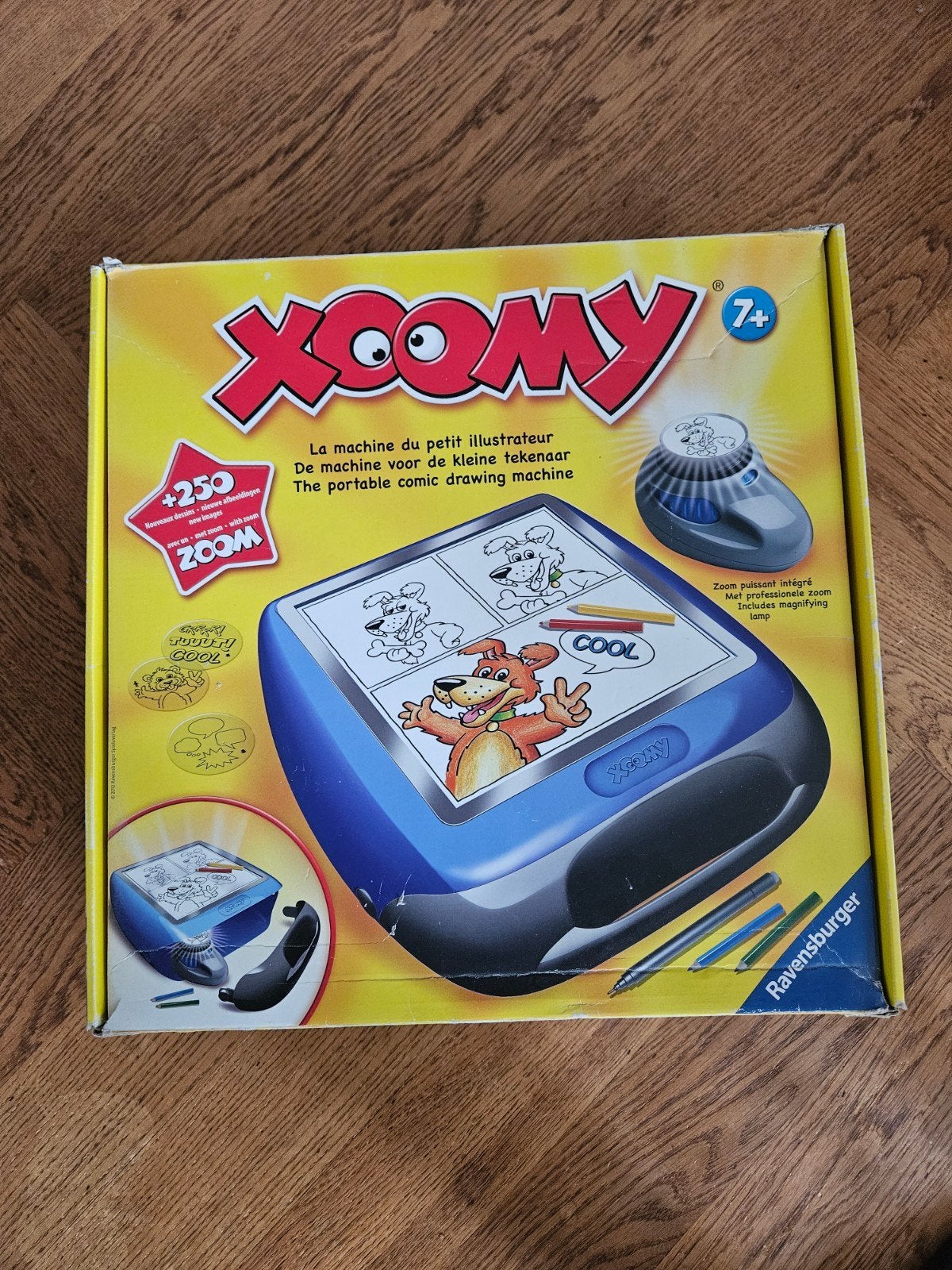 Xoomy tekentafel met projector en sjablonen, Ophalen of Verzenden, Zo goed als nieuw, Overige typen